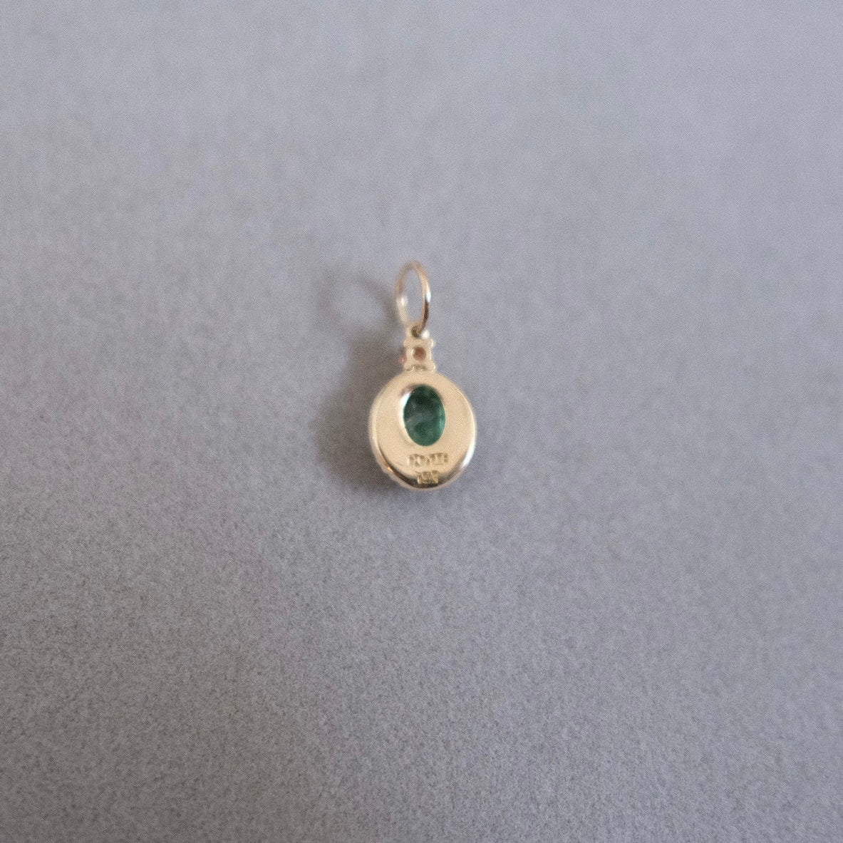 Joylight with Green Tourmaline and Orange Sapphire Cabochon Accent