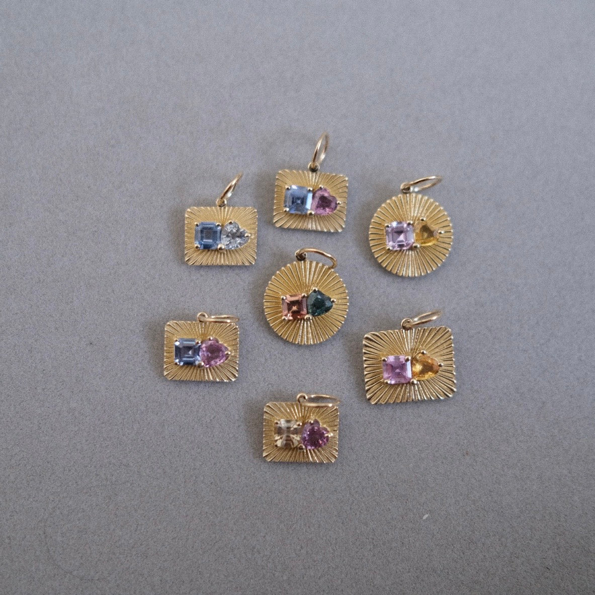 InfiniteLight with Orange Sapphire and Teal Sapphire