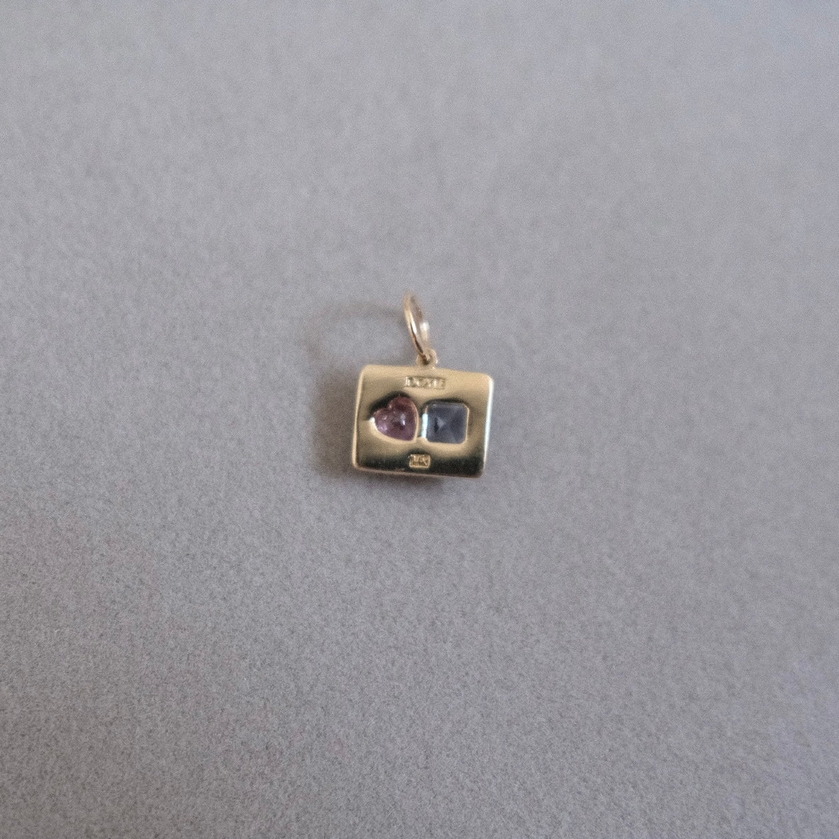 SereneLight with Ascher Cut Blue Sapphire and Heart Shaped Pink Sapphire