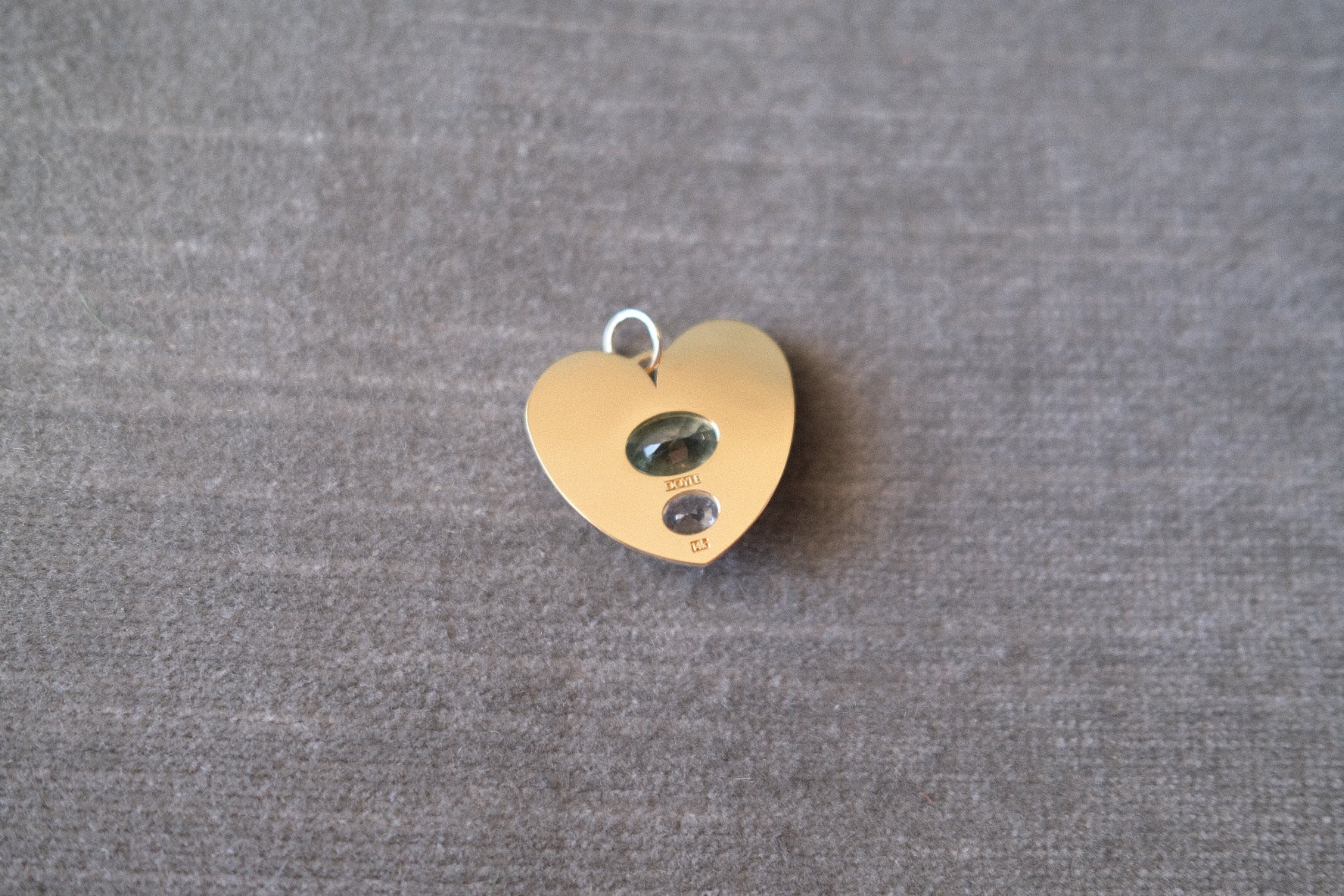 LoveLight charm with Minty Emerald and Blue Sapphire