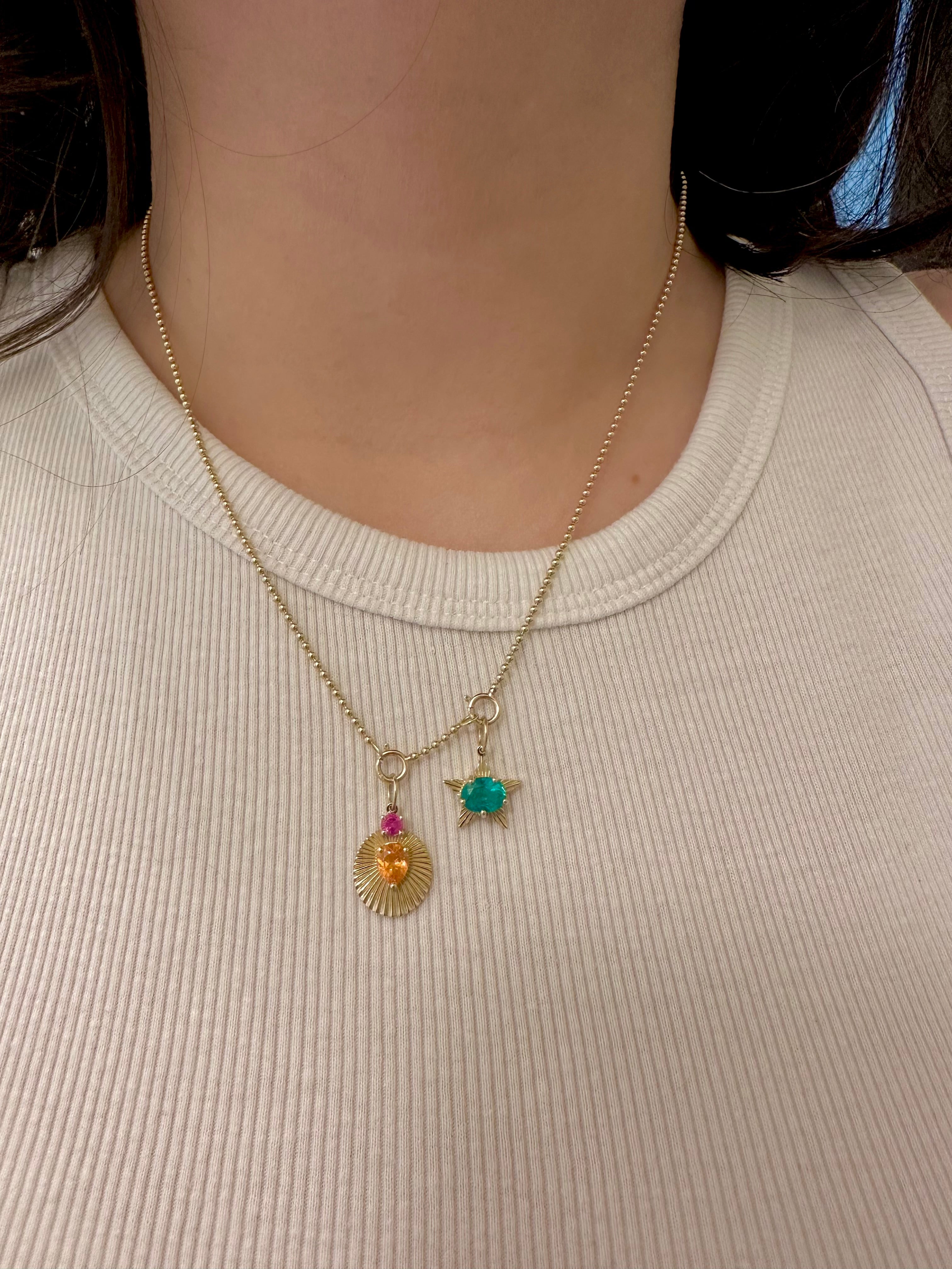 StarLight charm with Emerald