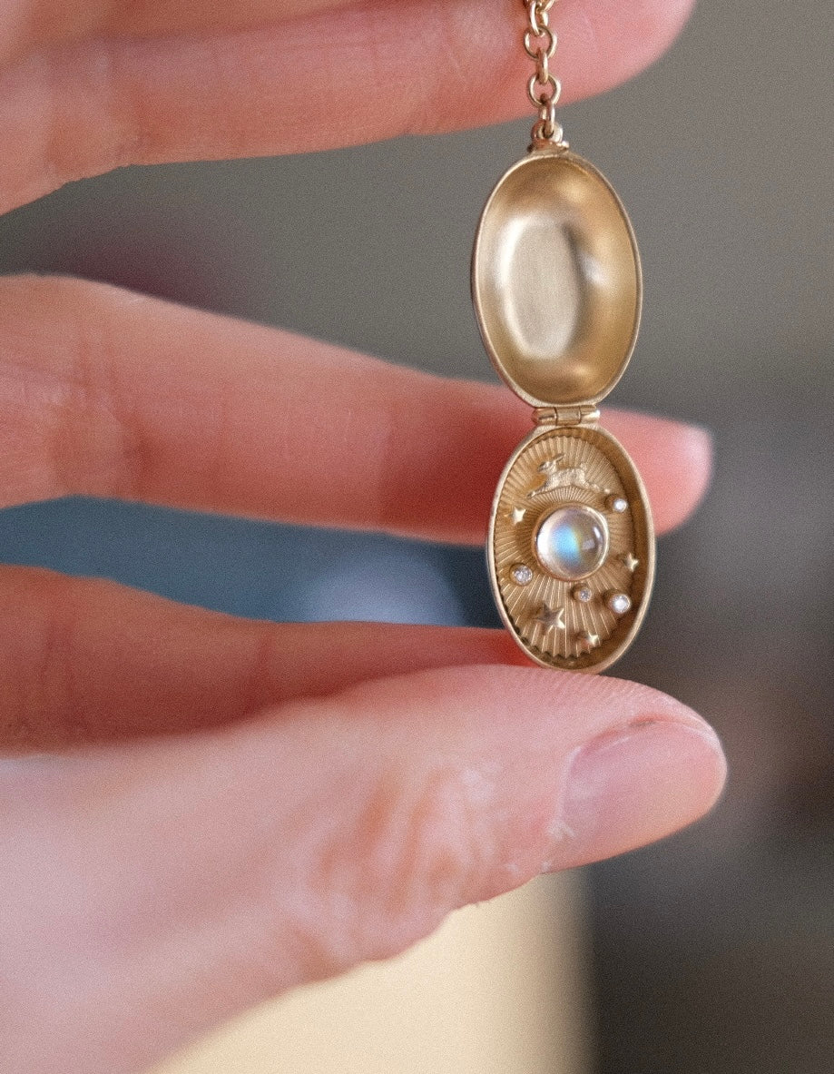 Pocket Pal Locket - Starry Night
