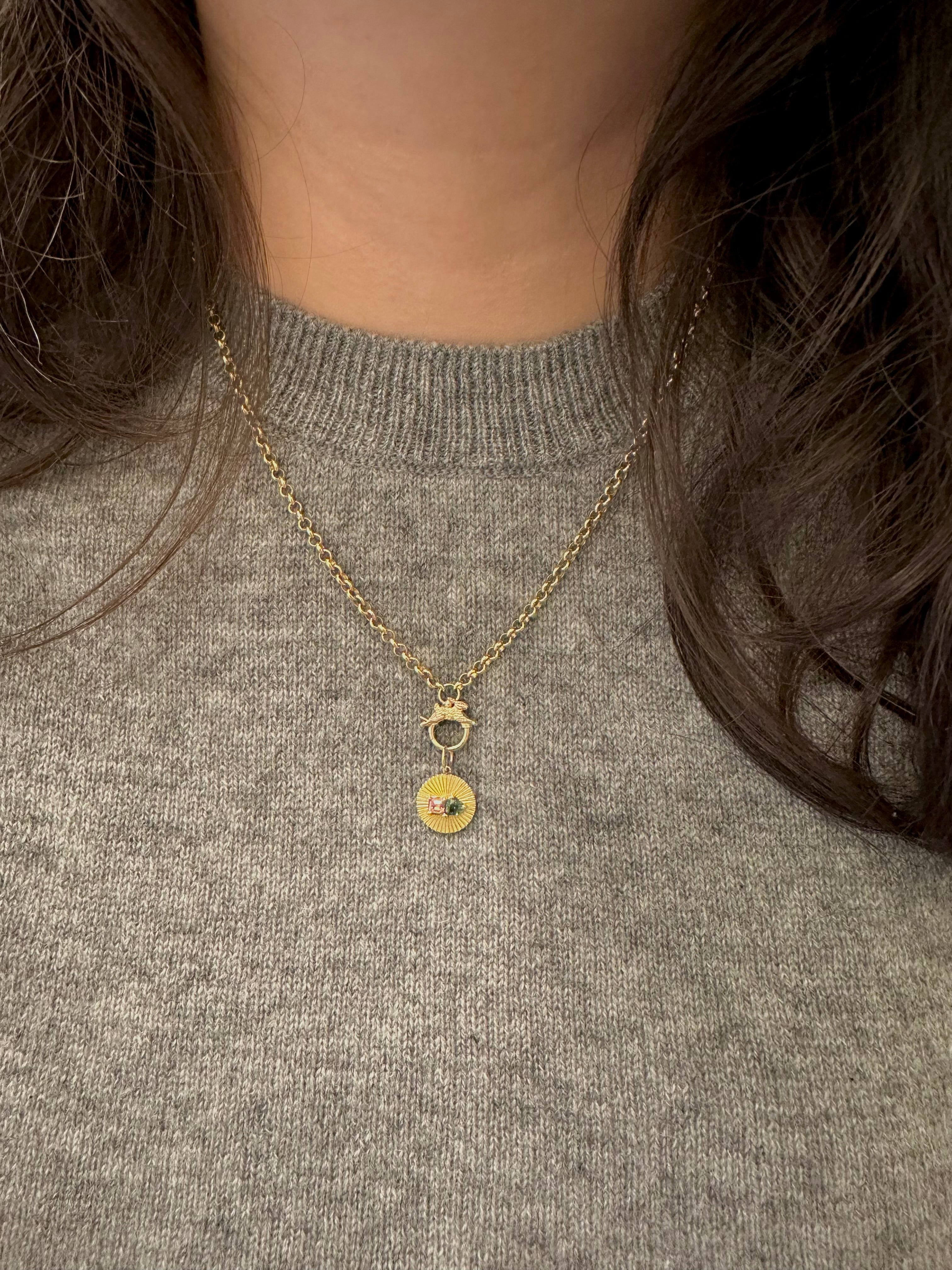 InfiniteLight with Orange Sapphire and Teal Sapphire