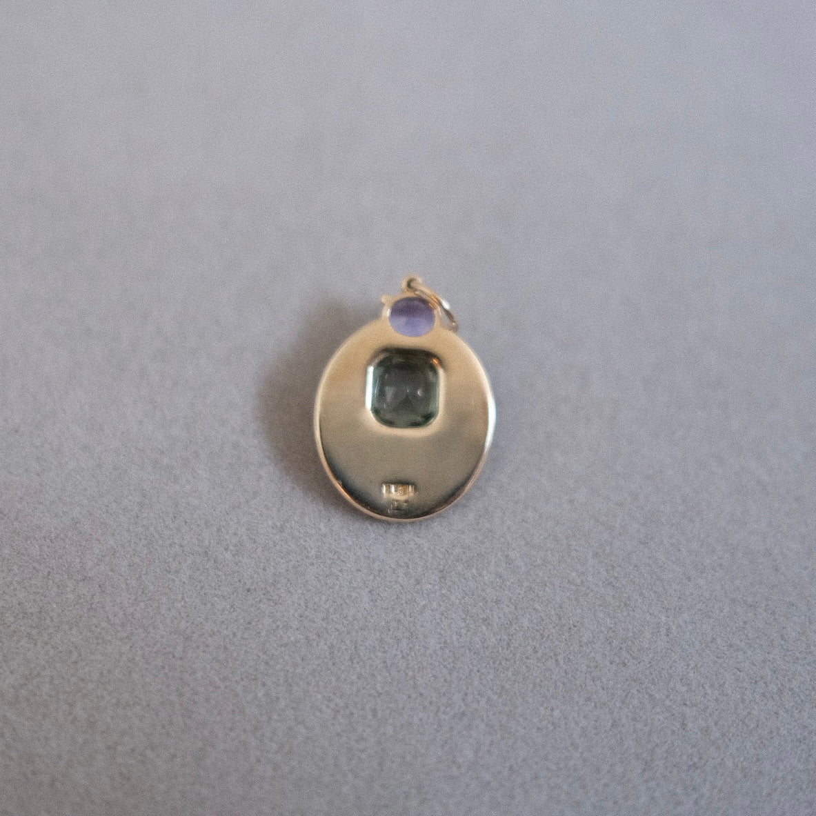 Joylight with Green Tourmaline and Purple Sapphire