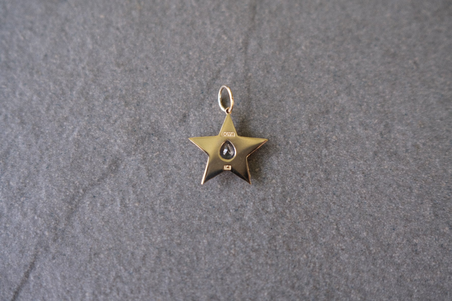 Starlight charm with blue sapphire