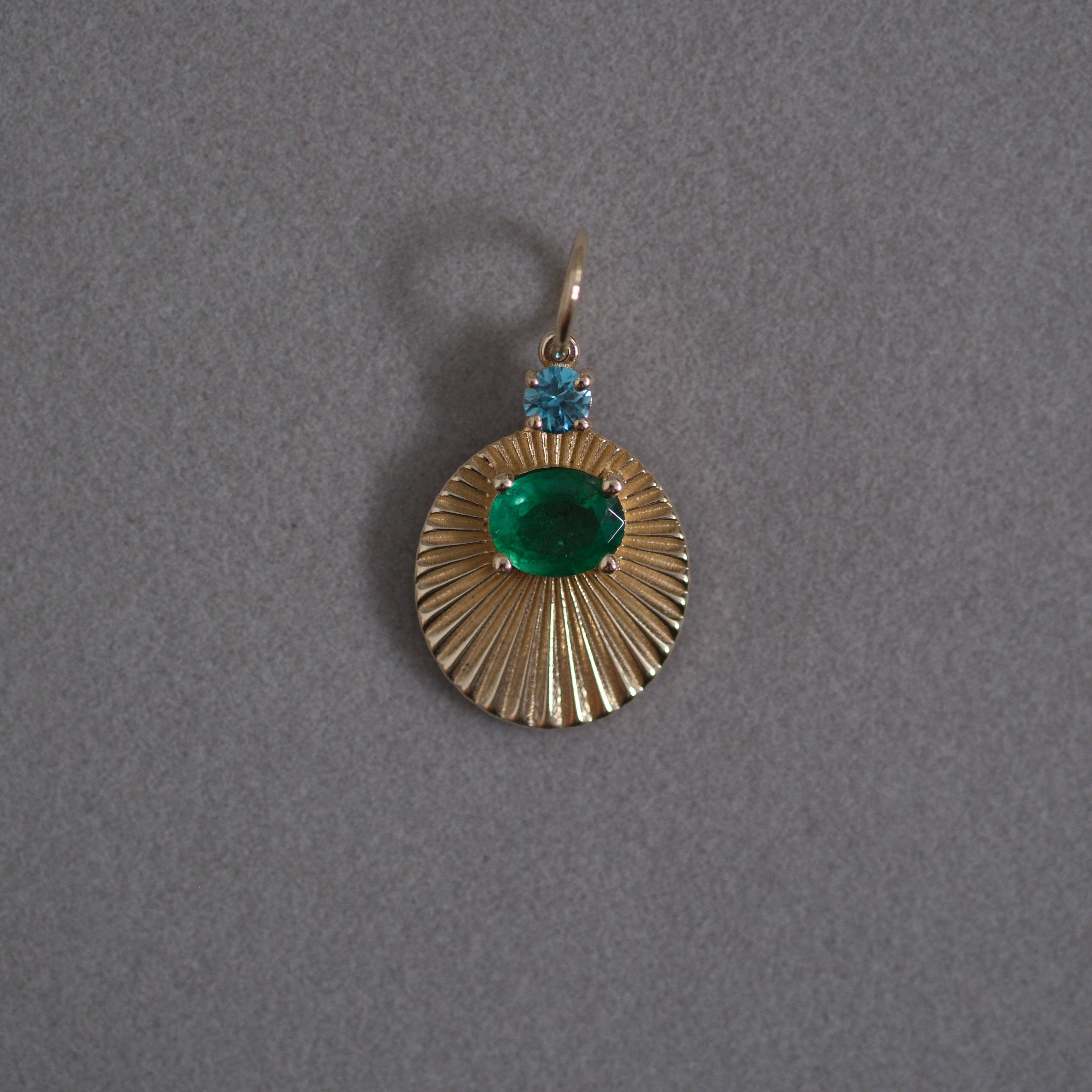 3. JoyLight with Emerald and Blue Zircon accent