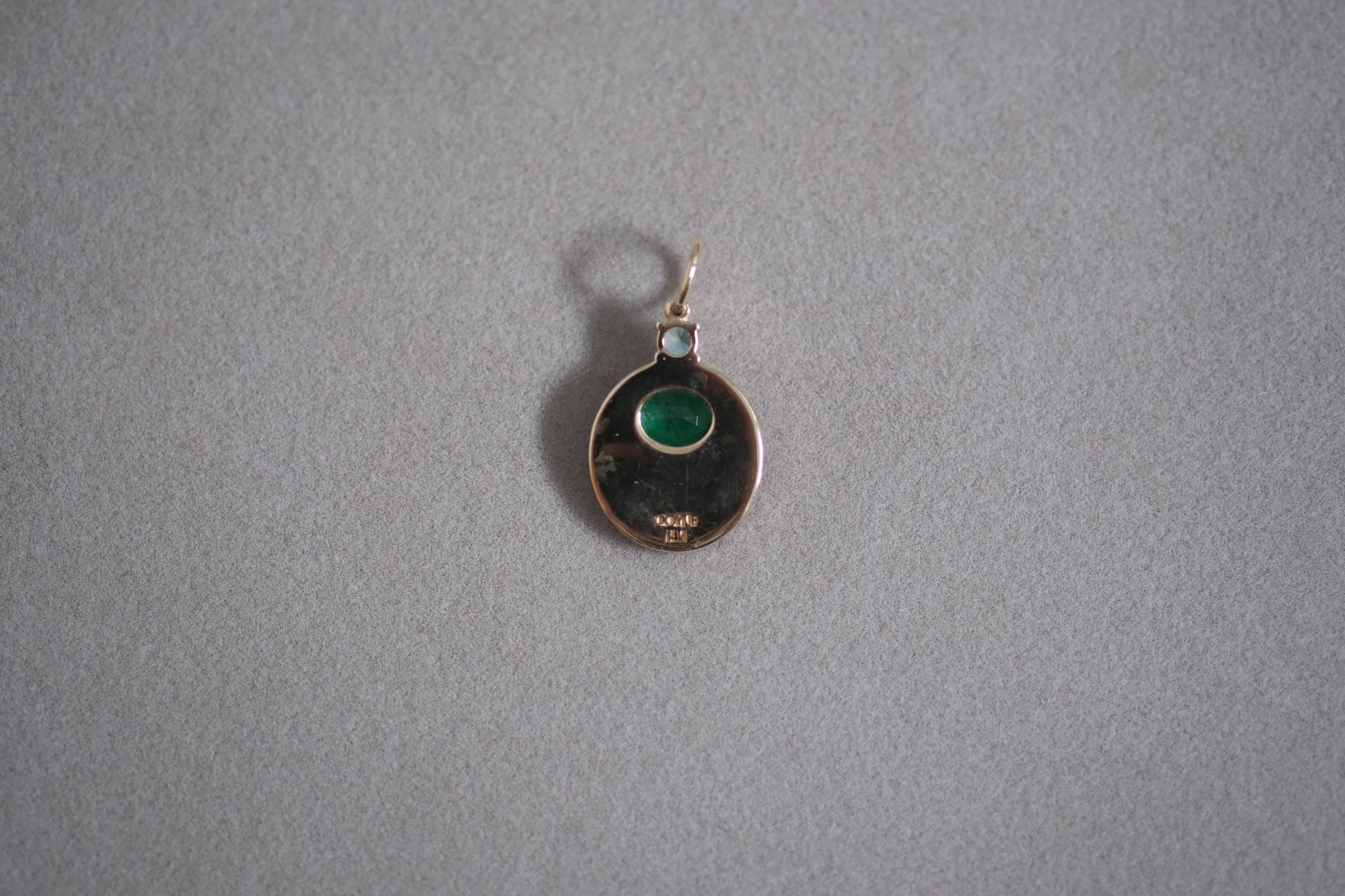 3. JoyLight with Emerald and Blue Zircon accent