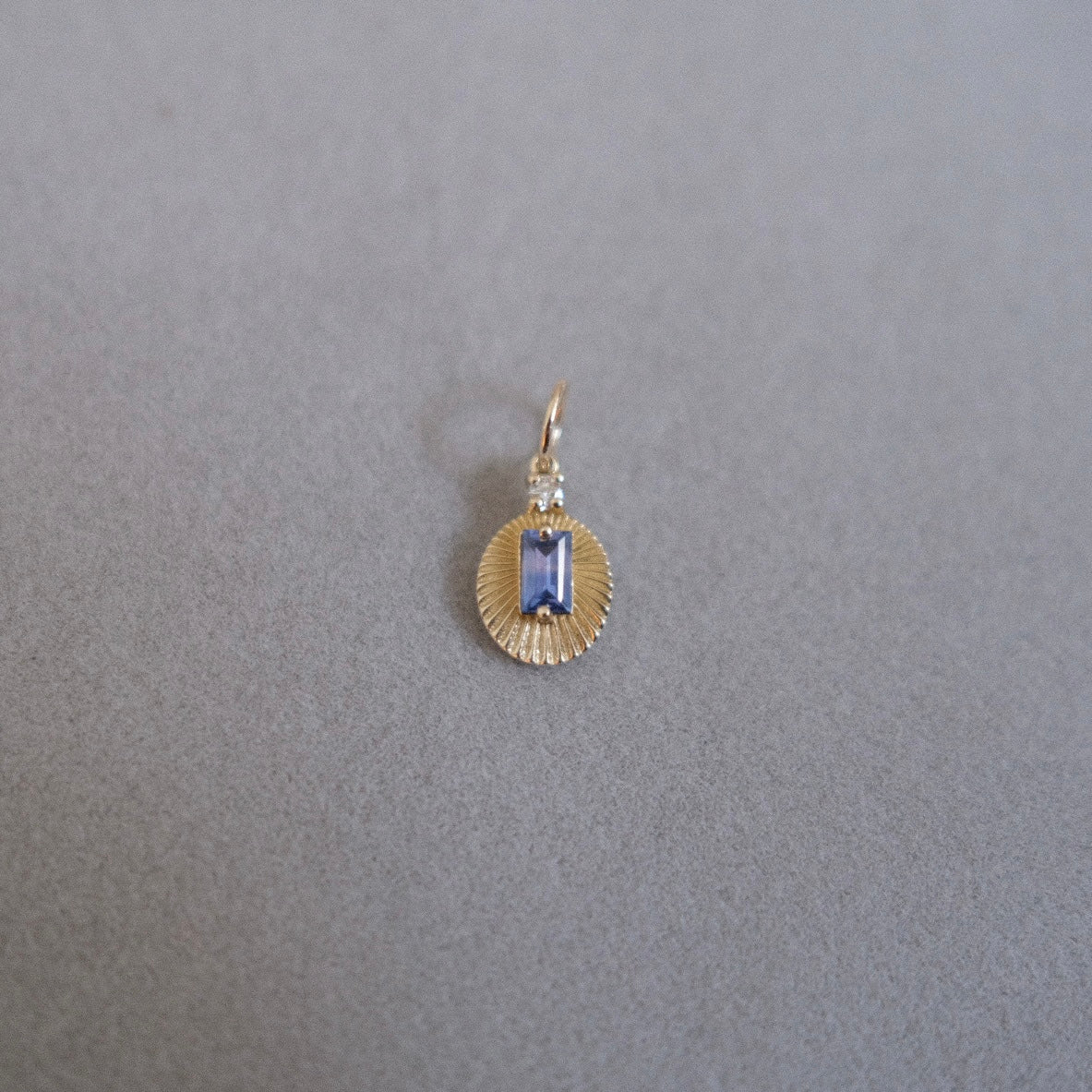 JoyLight with Blue Sapphire Baguette and Diamond Accent