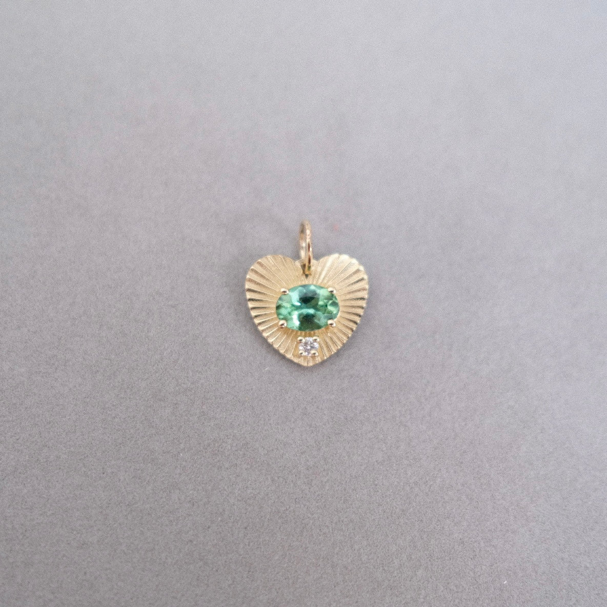 LoveLight with Minty Tourmaline and Diamond Accent