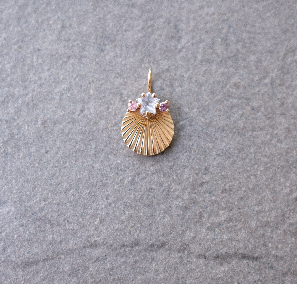 InfiniteLight with Star Cut Light Blue Sapphire and Pink Sapphire Accents