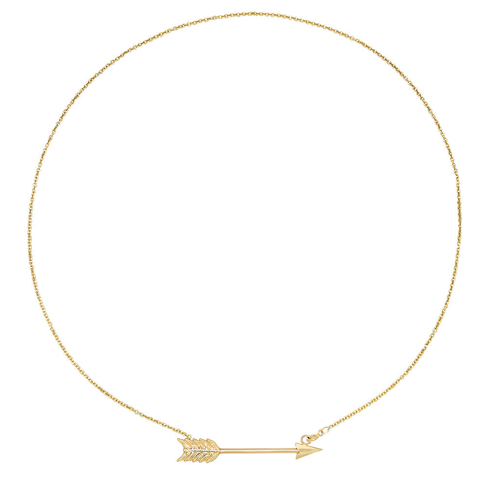 Intentions Necklace - Arrow Charm Holder