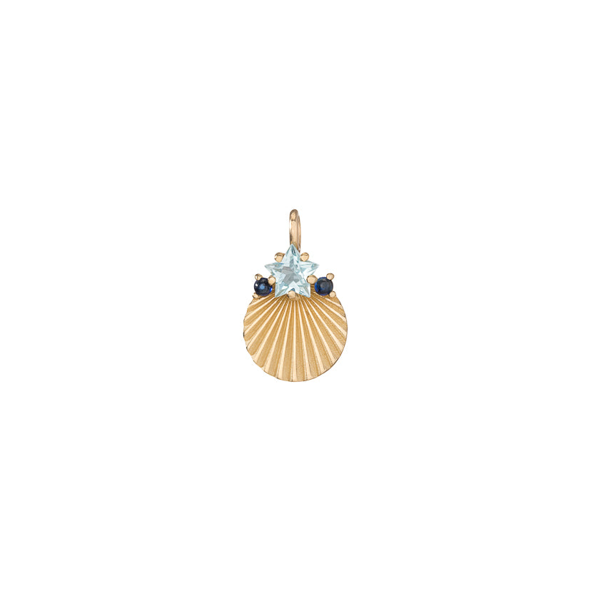 Star Cut Blue Topaz Light Charm - Limited Edition
