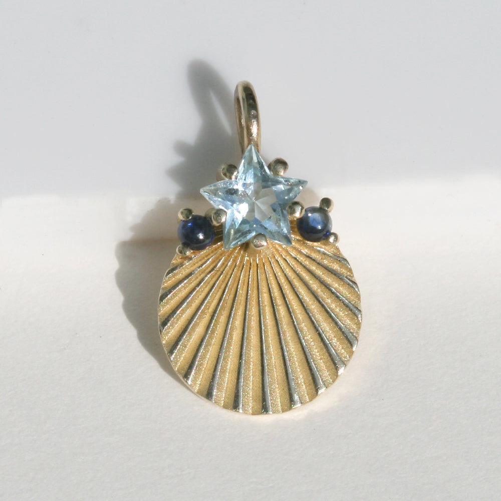 Star Cut Blue Topaz Light Charm - Limited Edition