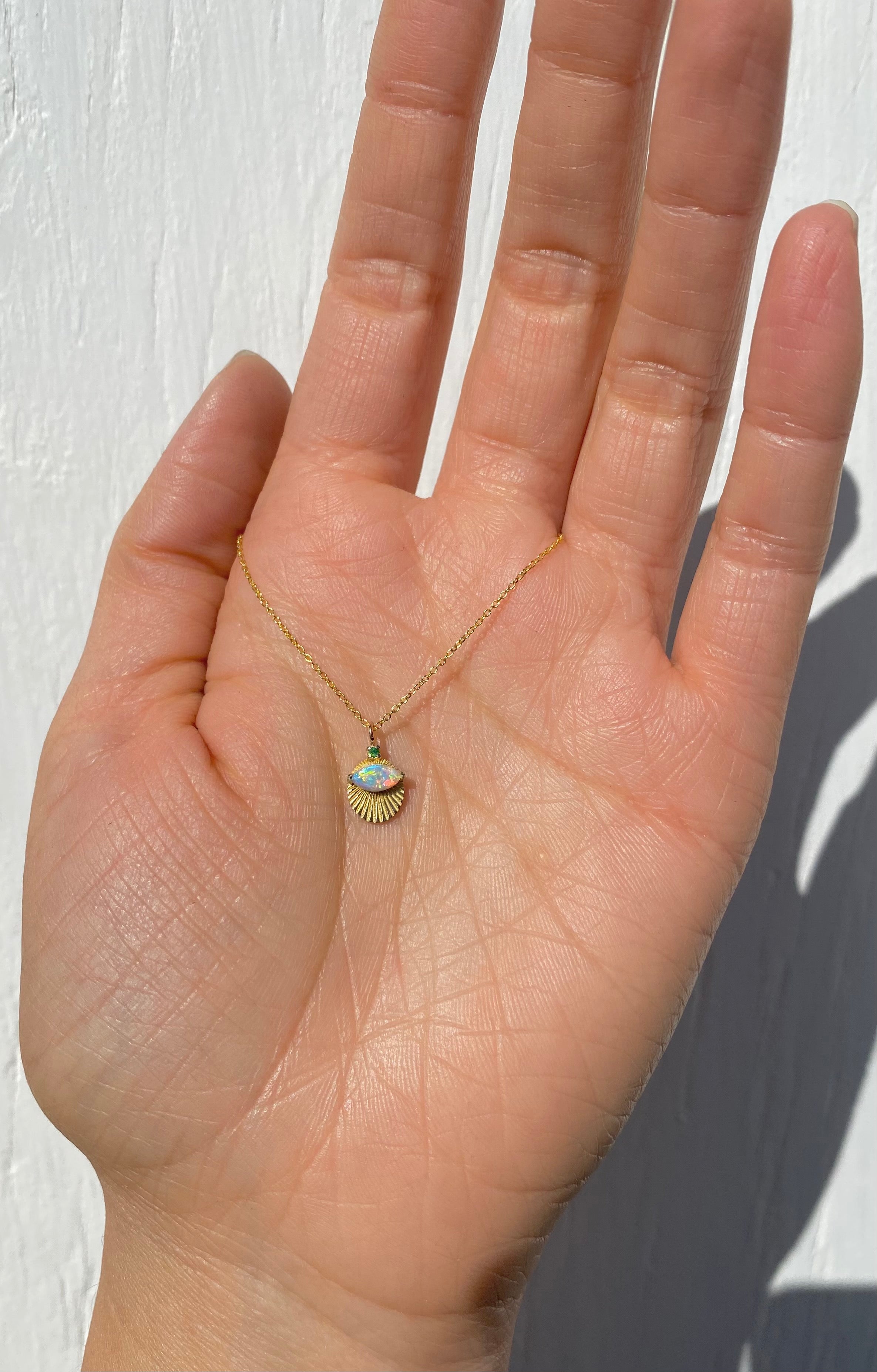 Marquise Opal Joy Light Necklace