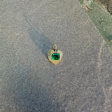 Love Light Charm with Emerald-Mini
