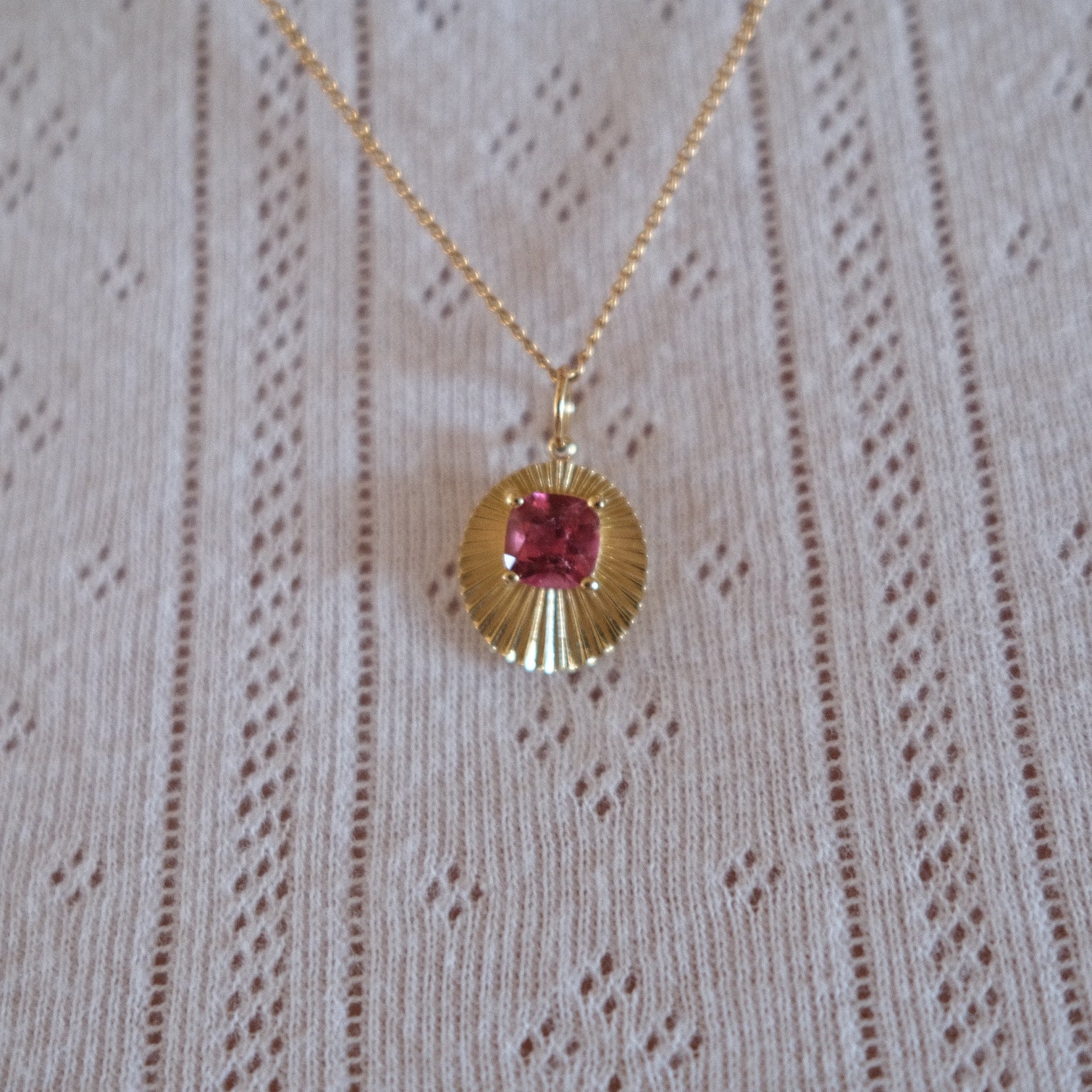 JoyLight with Cushion Cut Tourmaline