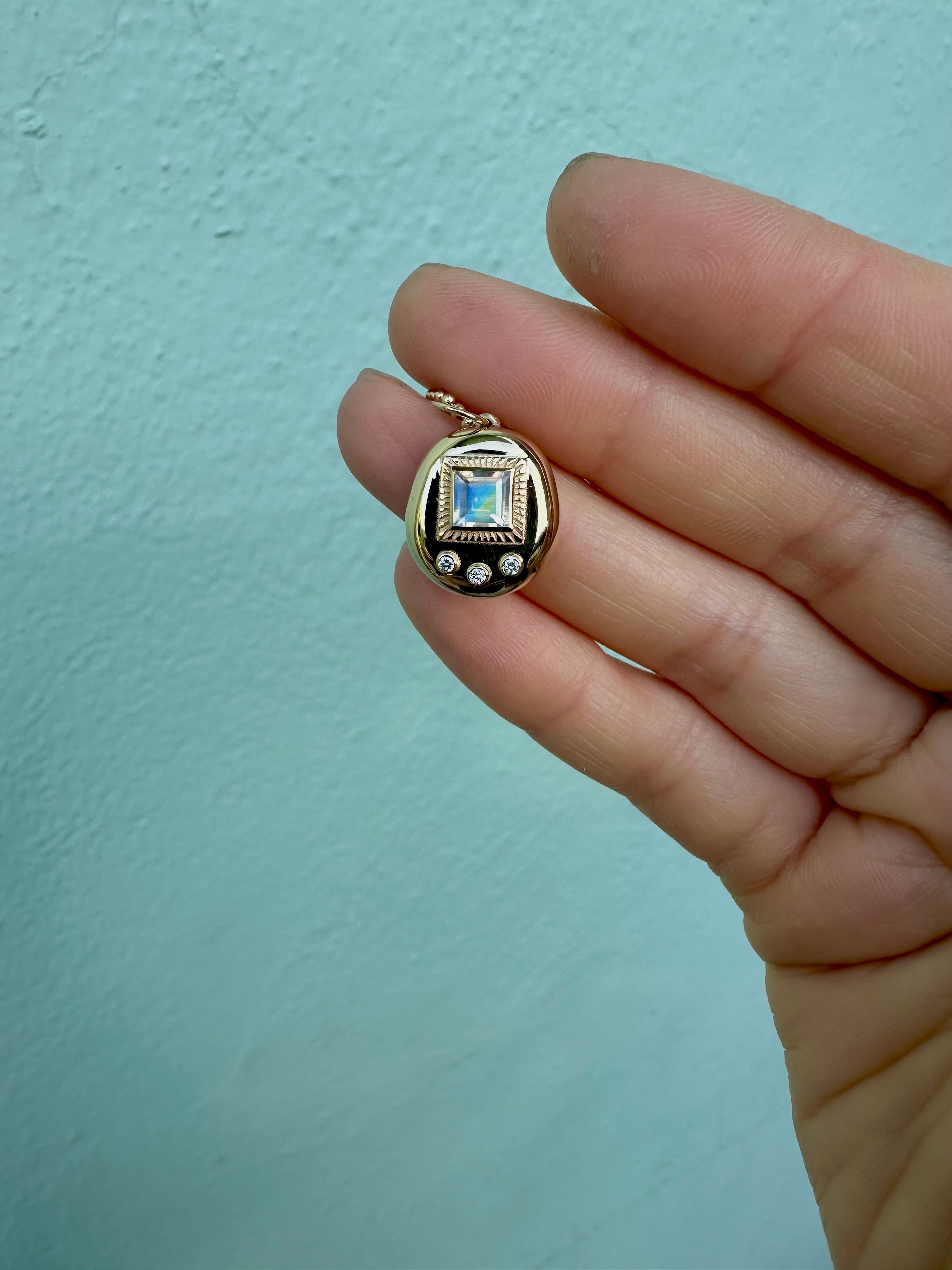 PREORDER ships 11/12/2025 Gemagotchi - Mama size - Moonstone