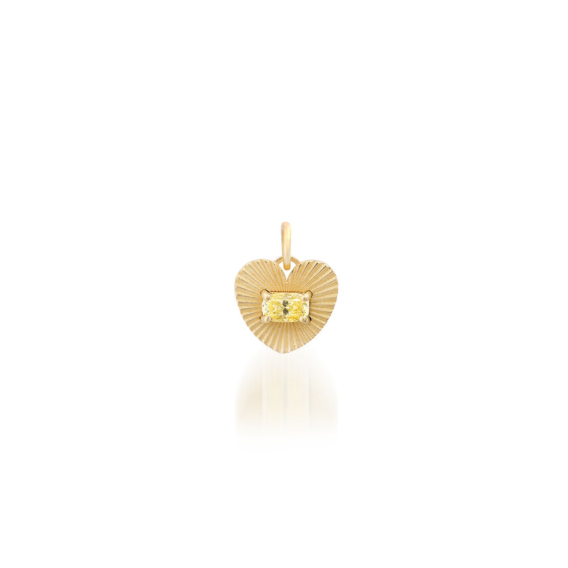Yellow Diamond Love Light Charm - Petite