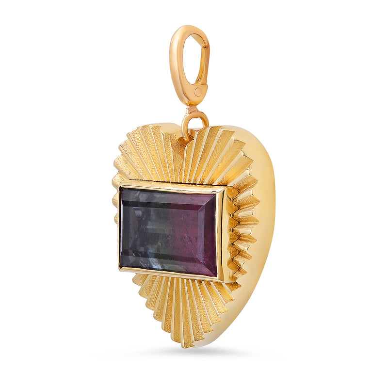 Multicolored Tourmaline XL Love Light Charm