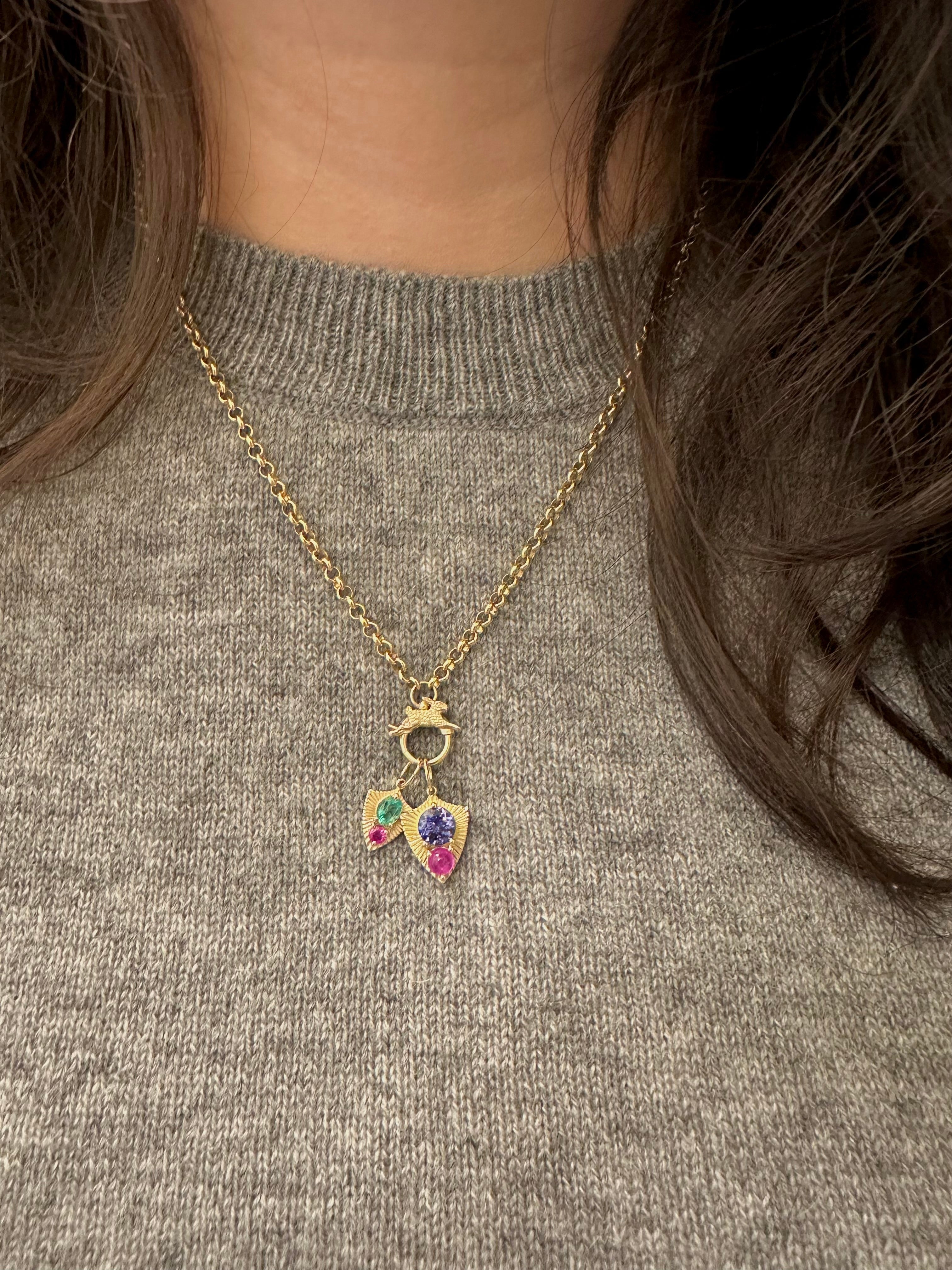 ProtectionLight with Tanzanite and Pink Sapphire