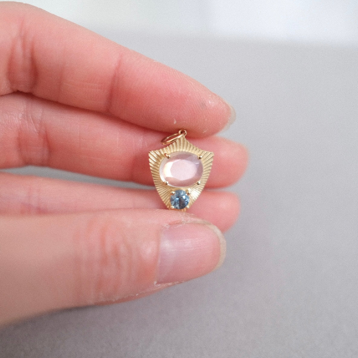 ProtectionLight with Sri Lankan Moonstone and Blue Sapphire