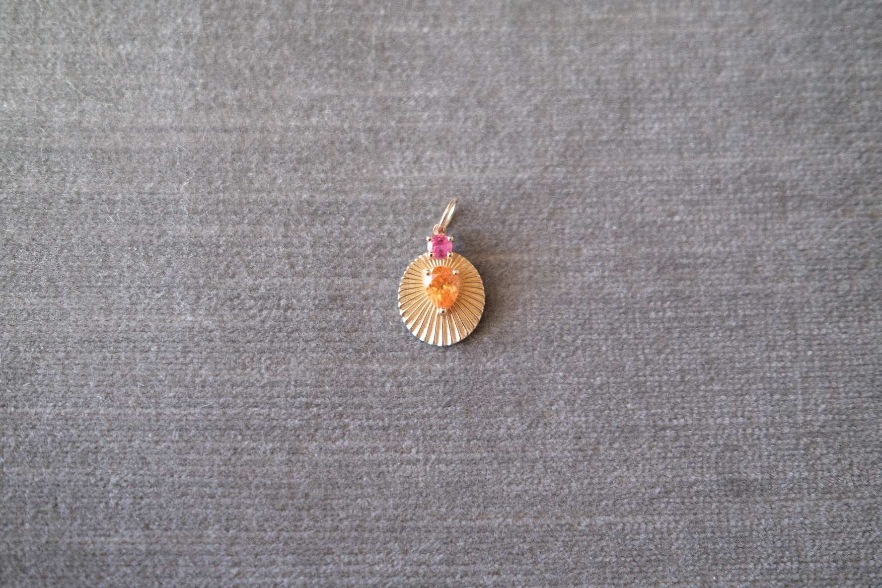 JoyLight with Spessartine Garnet and Pink Sapphire