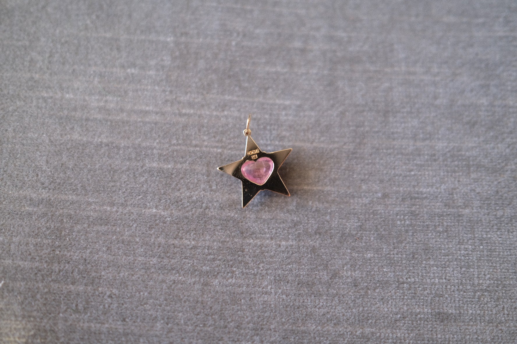 StarLight with Pastel Pink Tourmaline Heart