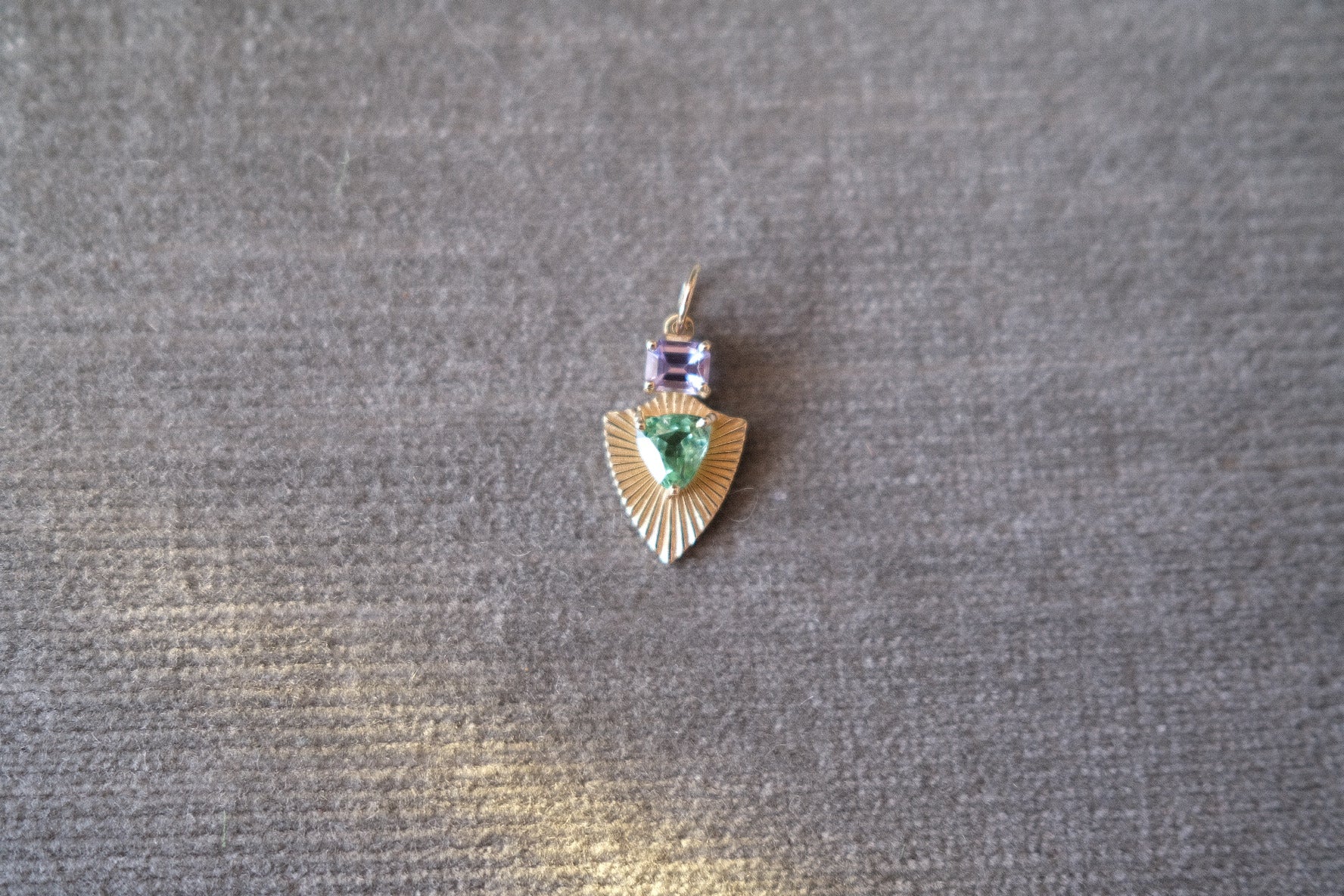 ProtectionLight with Green Tourmaline and Purple Sapphire