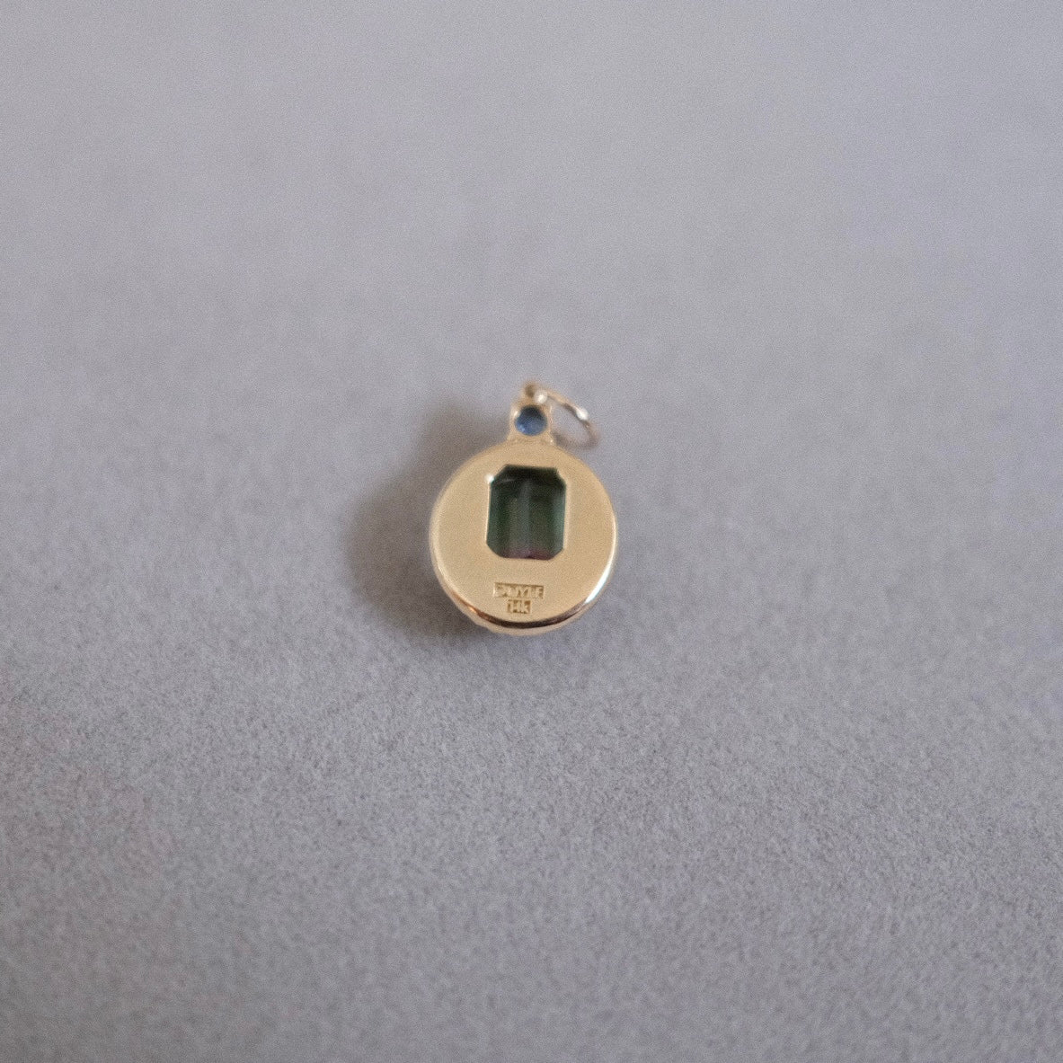 Joylight with Watermelon Tourmaline and Blue Sapphire