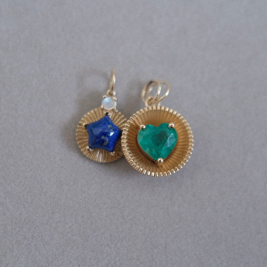 Infinite Light with Star Lapis Cab and Moonstone