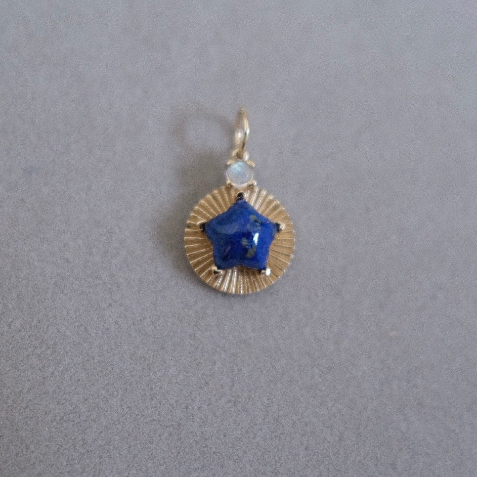 Infinite Light with Star Lapis Cab and Moonstone