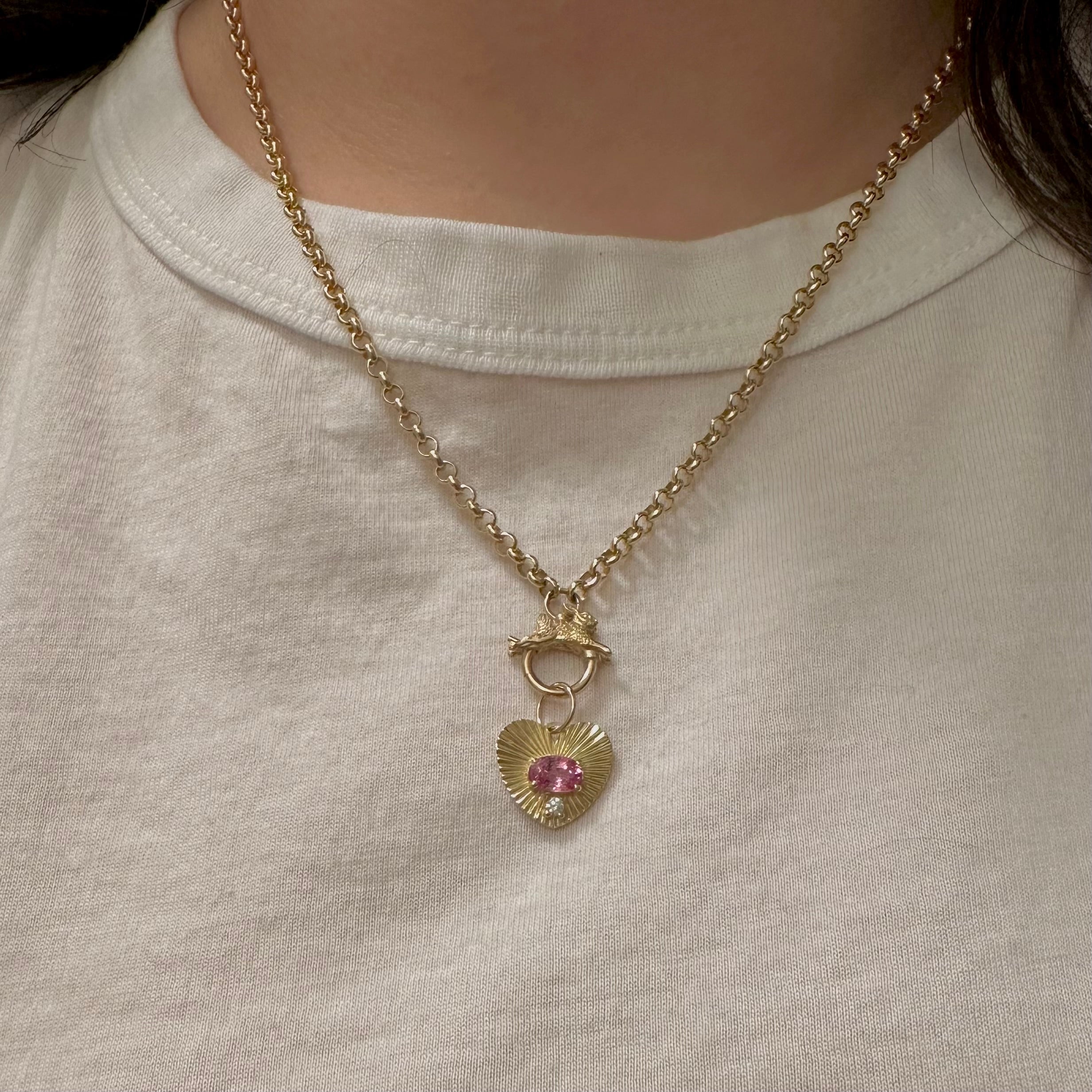 18.LoveLight with Spinel and Diamond accent