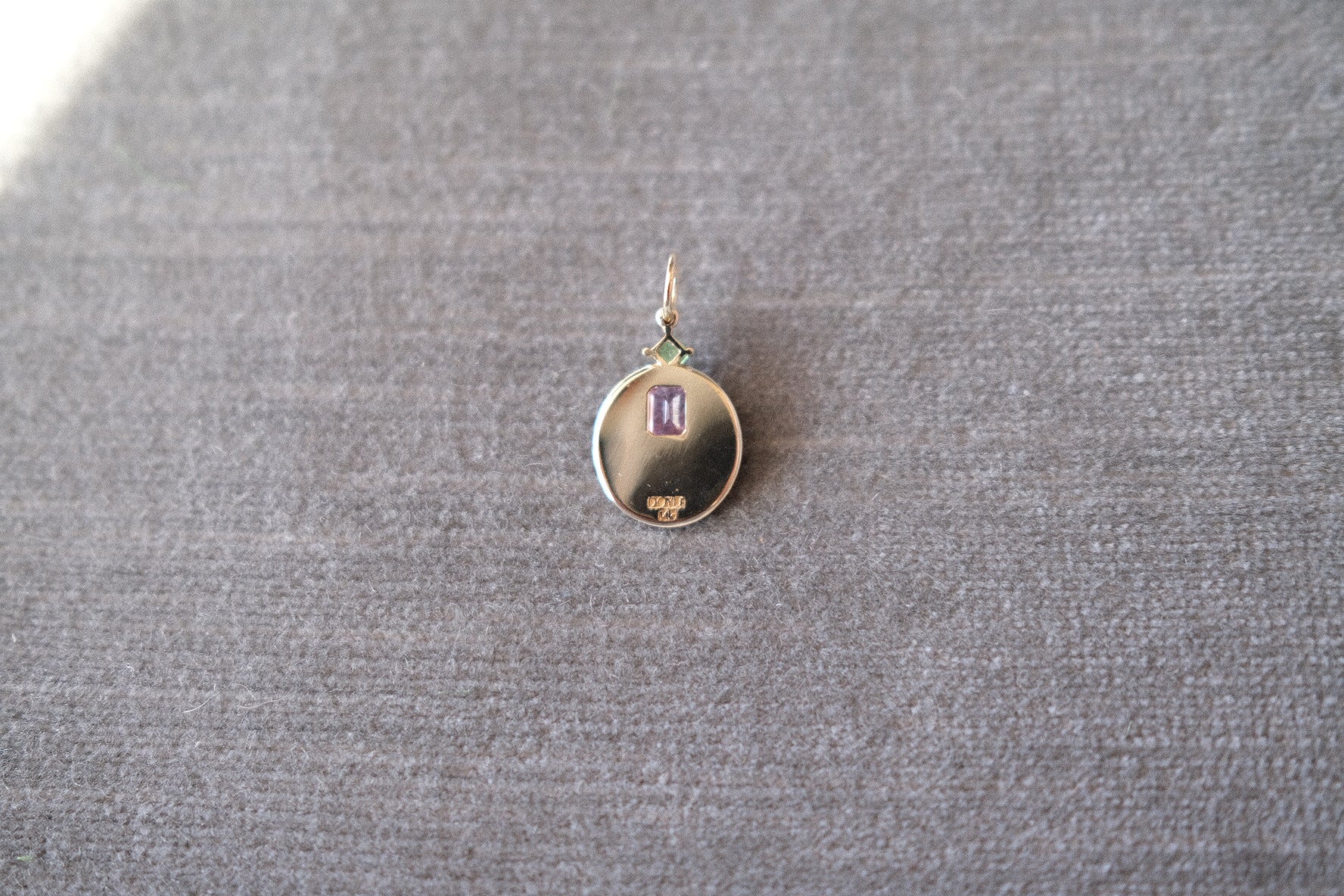 JoyLight with Pink Sapphire and Green Tsavorite