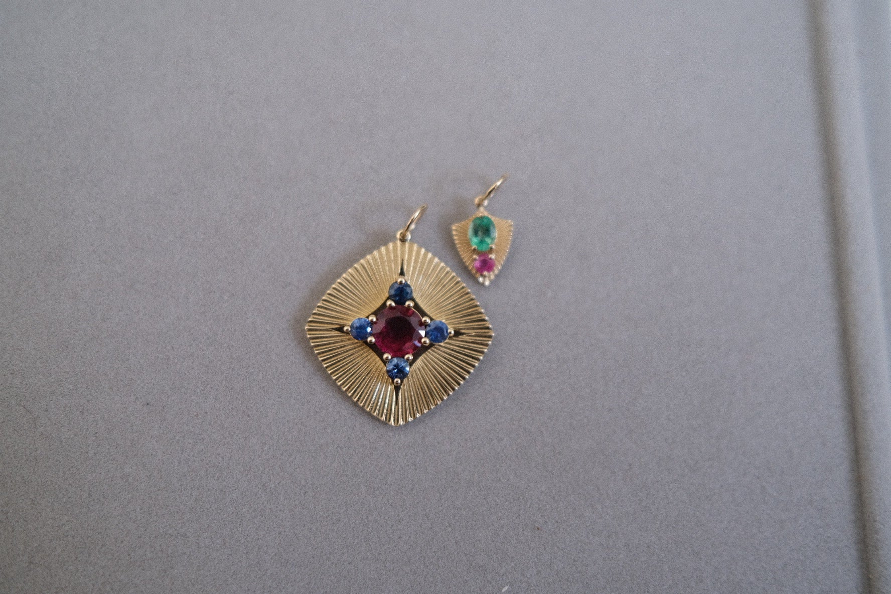 ProtectionLight with Emerald and Pink Sapphire