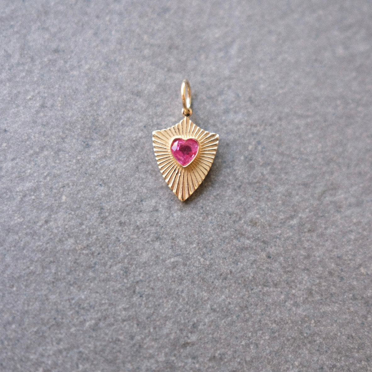ProtectionLight with Heart Shaped Hot Pink Sapphire