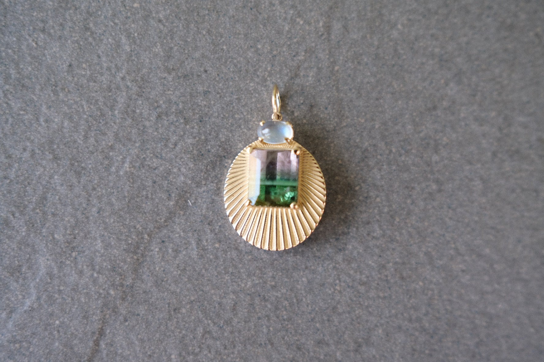 JoyLight with watermelon tourmaline and moonstone