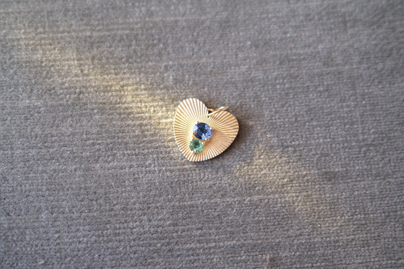 LoveLight with Blue Sapphire and Emerald