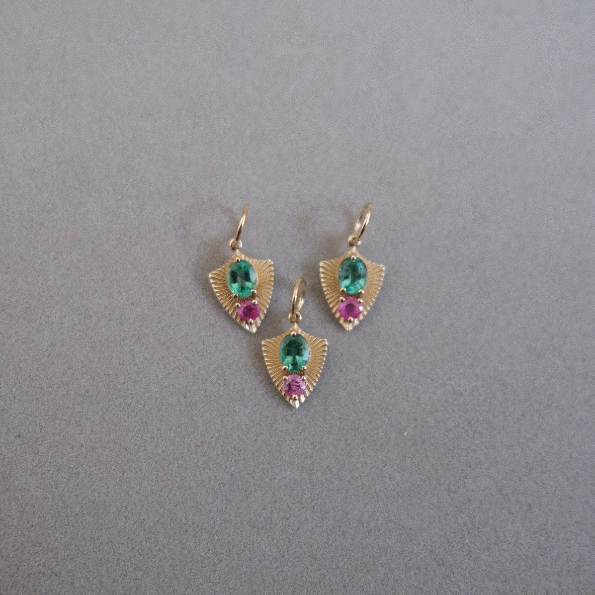 ProtectionLight with Emerald and Pink Sapphire