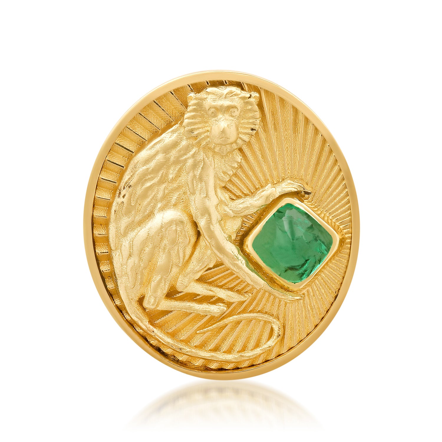 Light Guardian - Monkey with Emerald