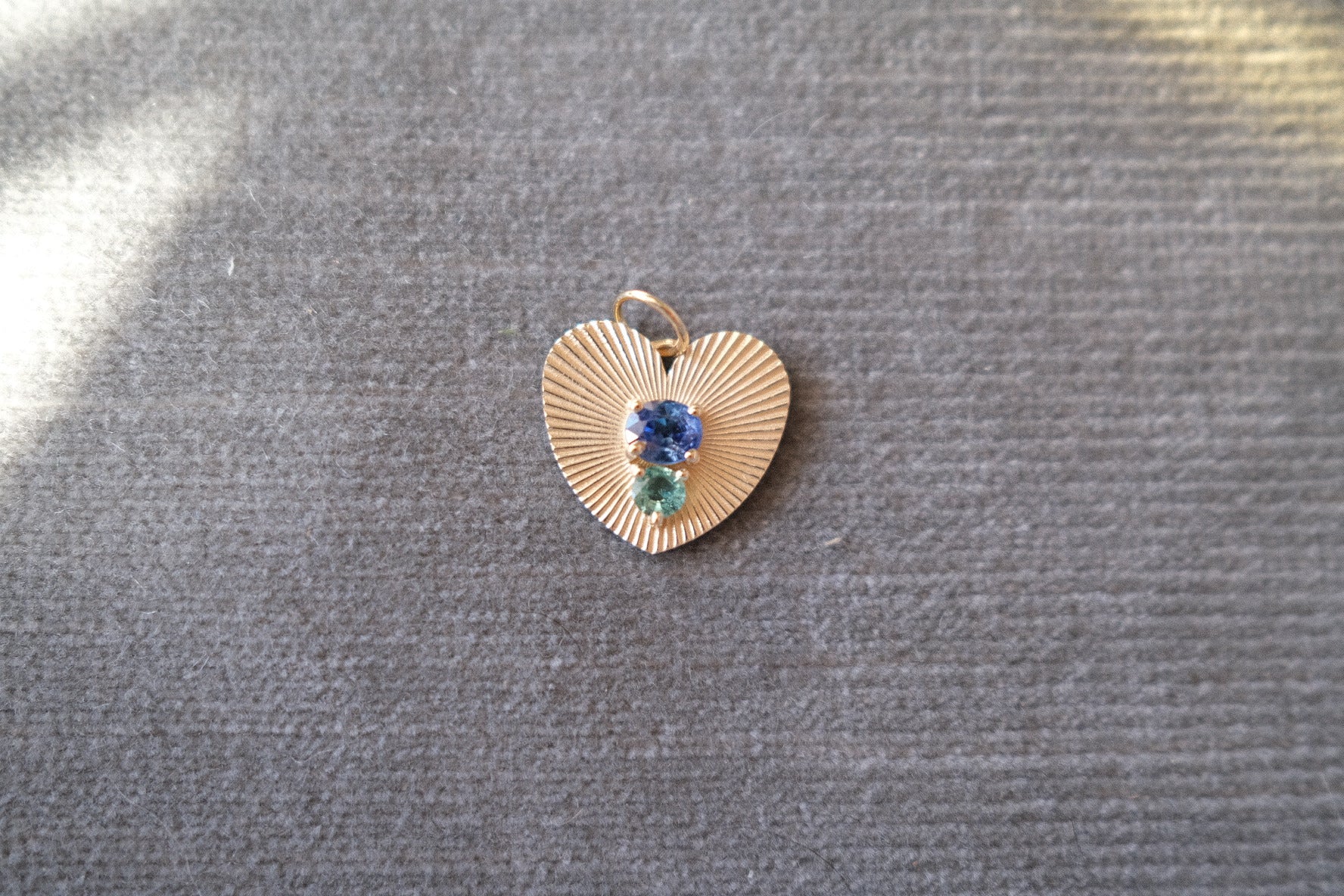LoveLight with Blue Sapphire and Emerald