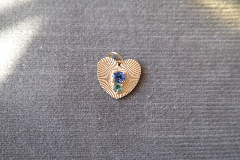 LoveLight with Blue Sapphire and Emerald