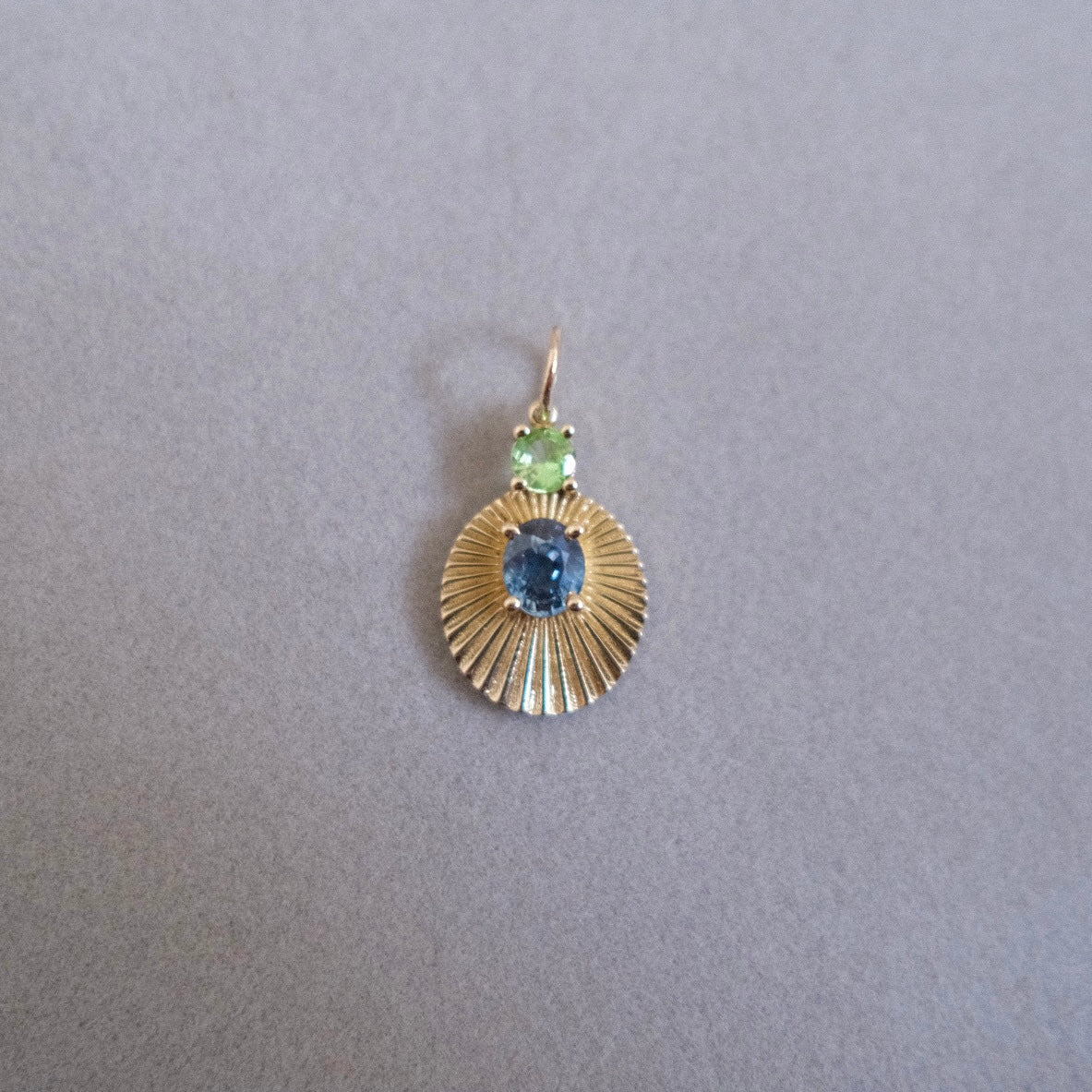 JoyLight with Blue Sapphire and Tsavorite Accent