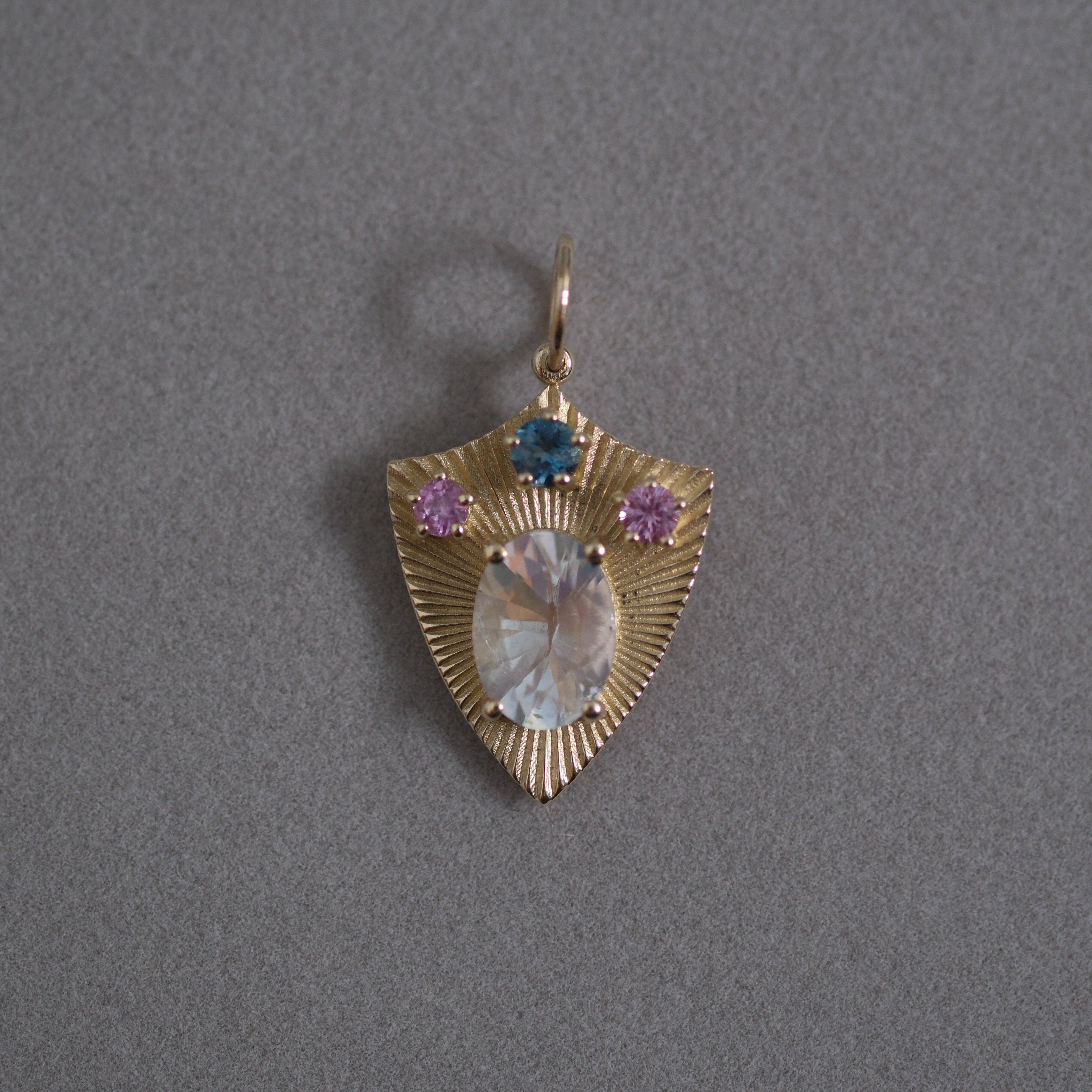 2. ProtectionLight with Moonstone, Aquamarine, and Pink Sapphire