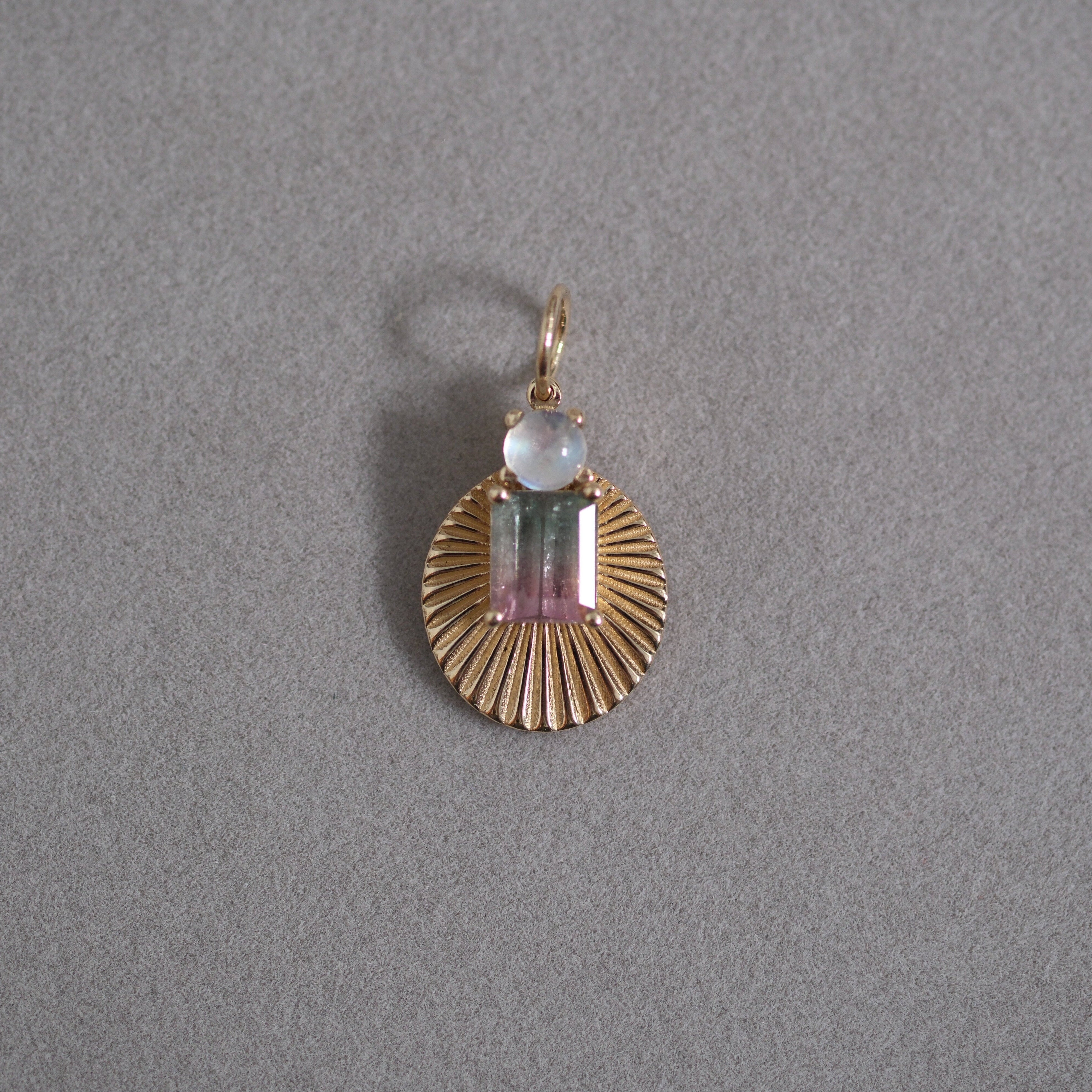 9. JoyLight with Bi-color Tourmaline and Moonstone Accent