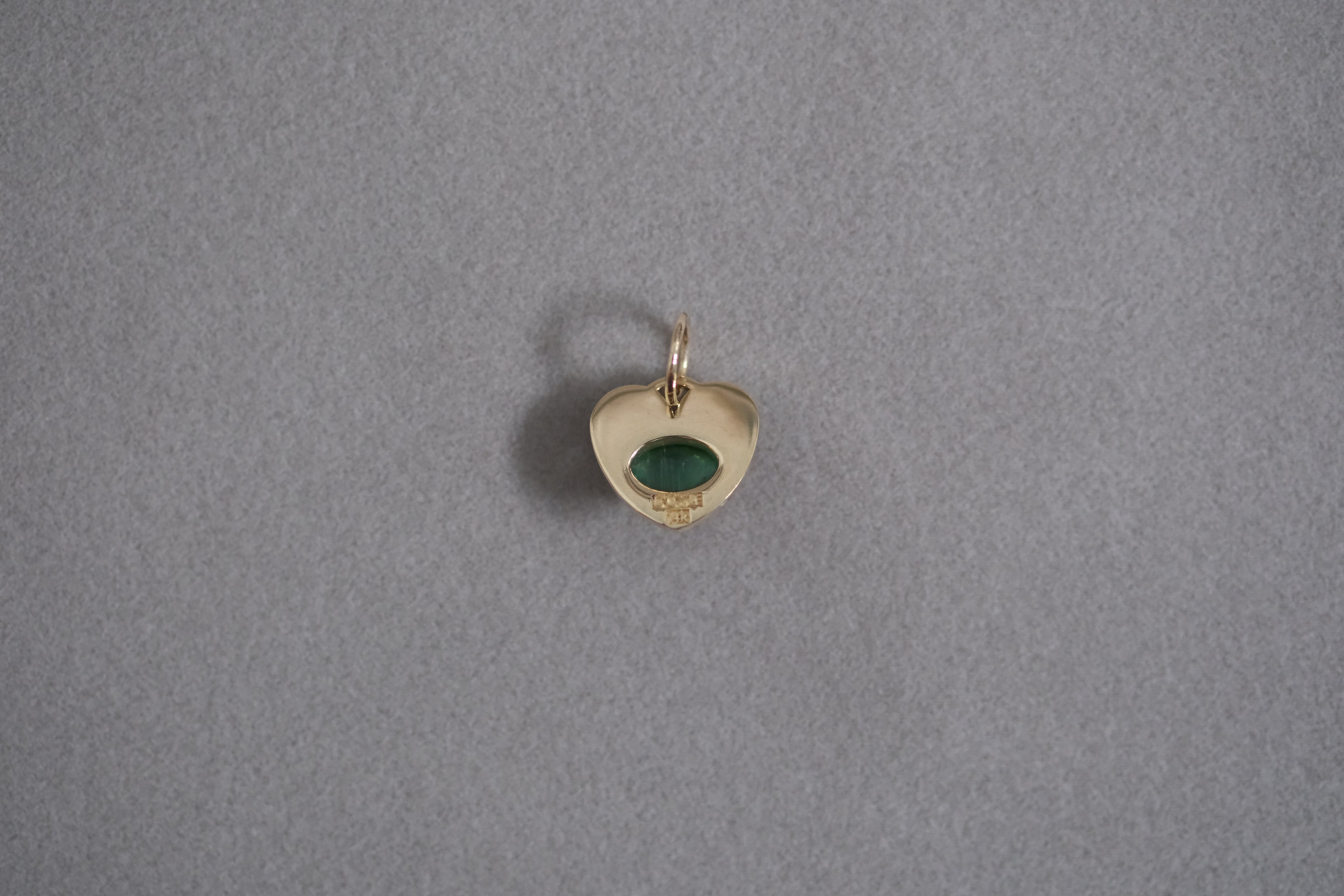 17. LoveLight with Green Tourmaline Cabochon