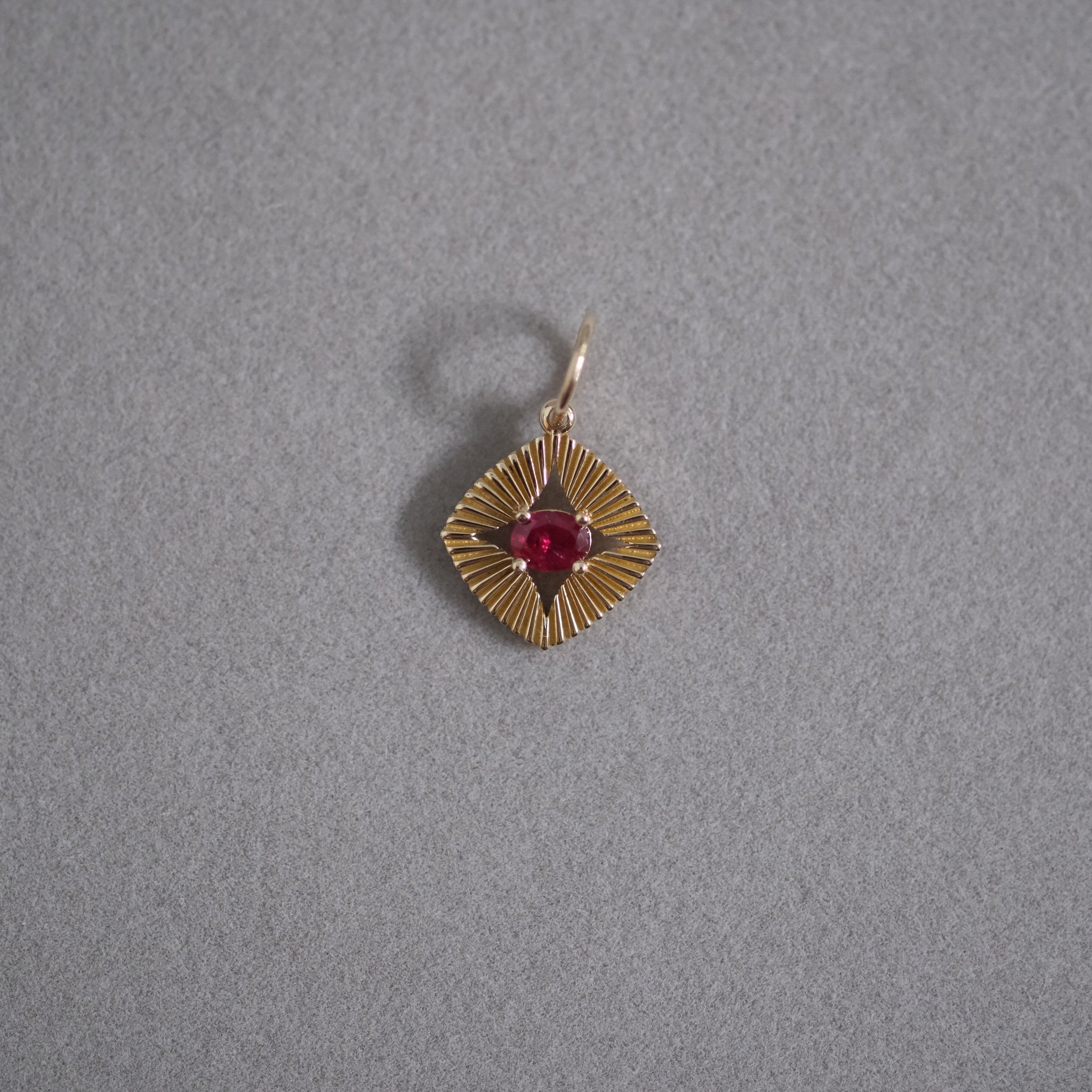 22. GuidingLight with Oval Ruby