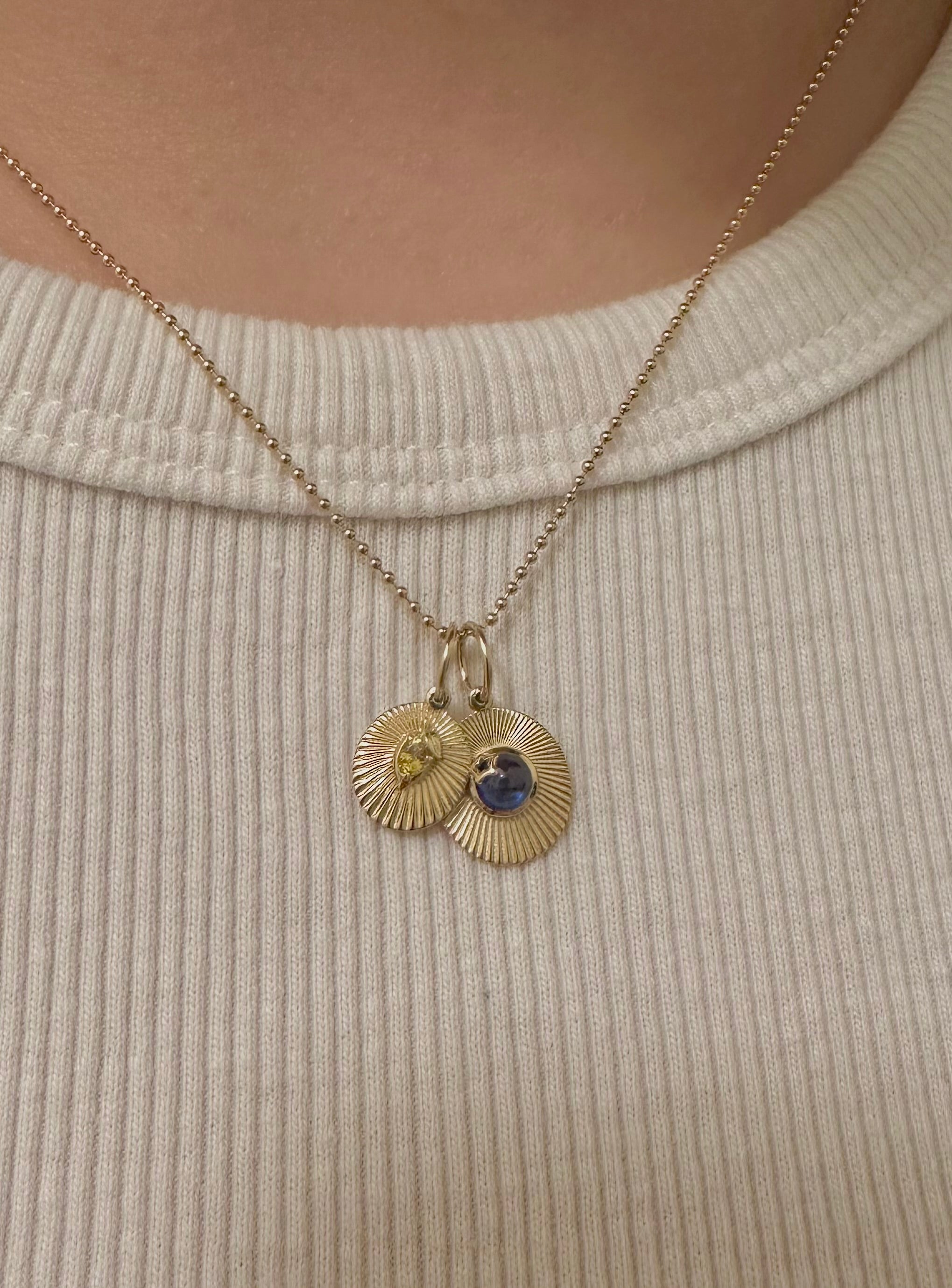 Lemon JoyLight charm with Yellow Sapphire