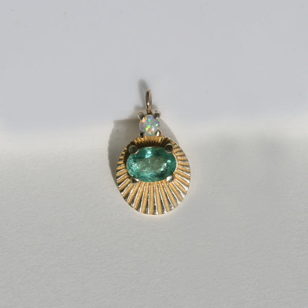 OAK Emerald + Opal Joy Light Necklace
