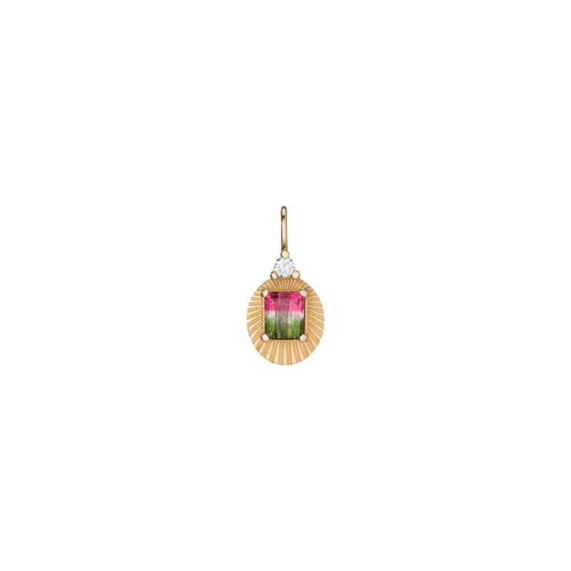 Watermelon Tourmaline Joy Light Charm #2