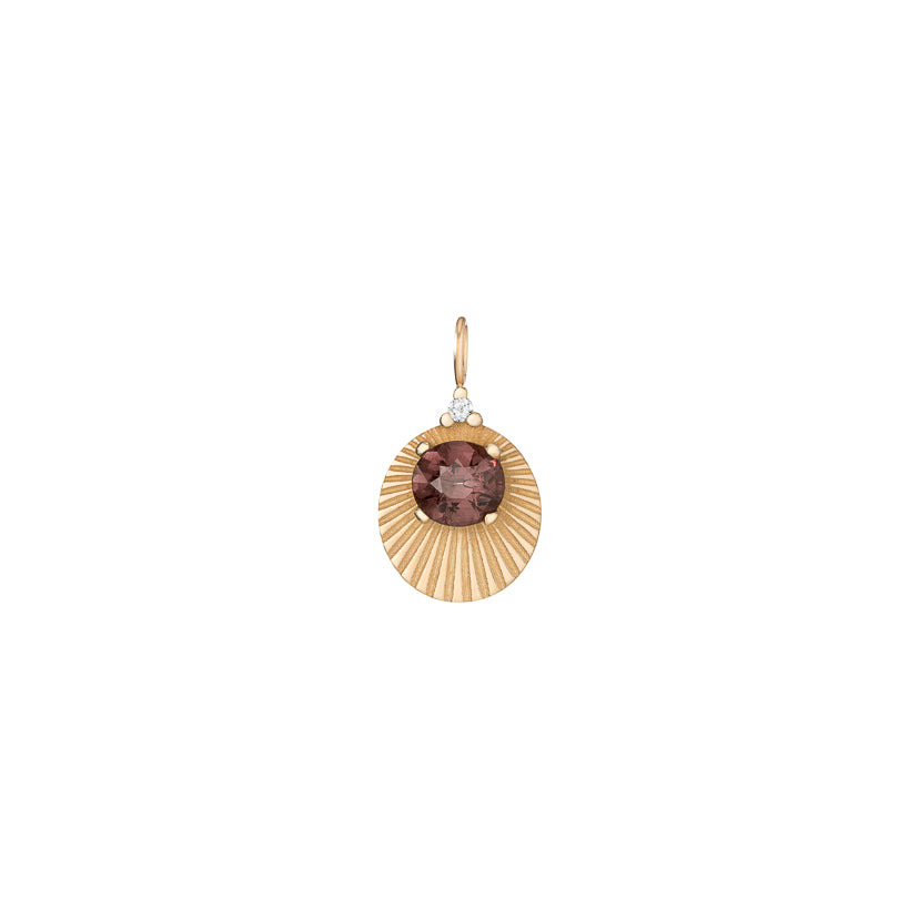 Color Change Garnet Joy Light Charm